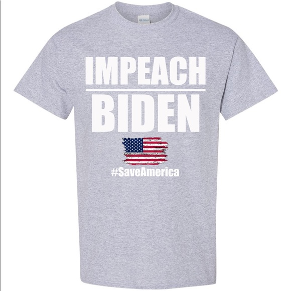 Impeach Biden #SaveAmerica T-shirt Conservative President Trump Save America - Picture 3 of 3